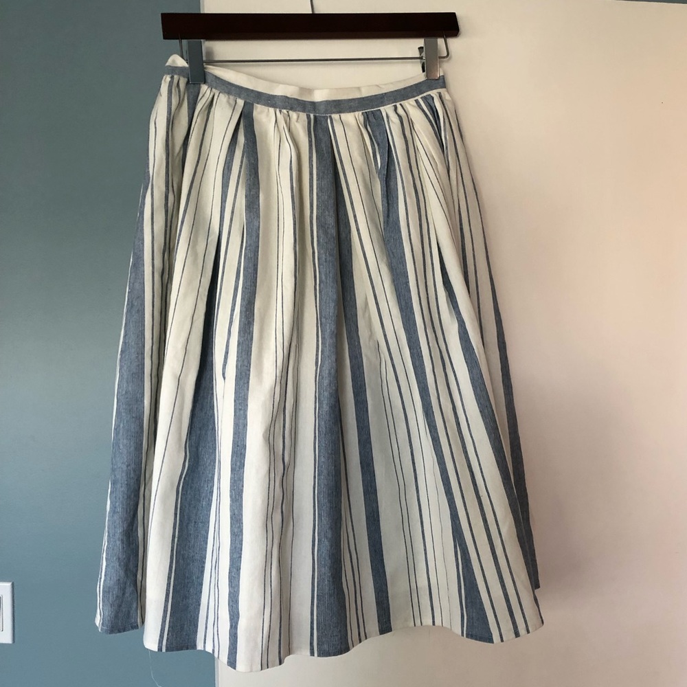 Eri and Ali from Anthropologie about town skirt